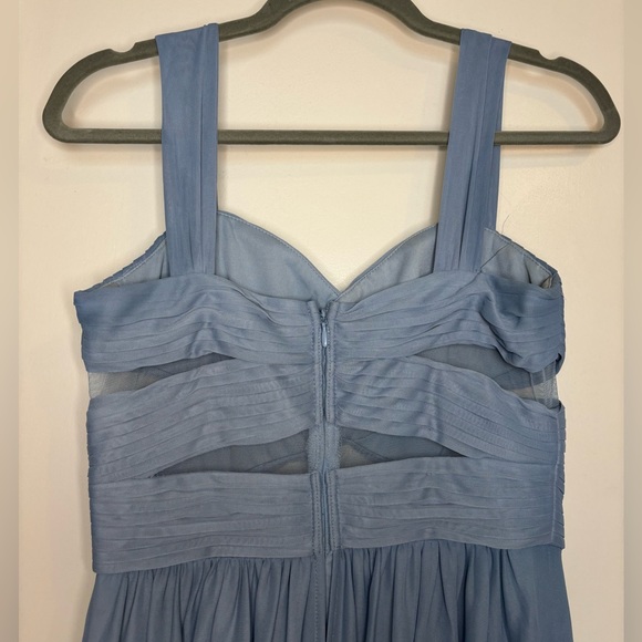 Birdy Grey Elsye Blue Mesh Bridesmaid Dress - Picture 5 of 7